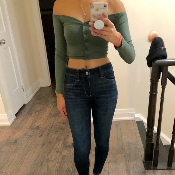Fashion Nova Tops - Cropped long sleeve - fashion Nova